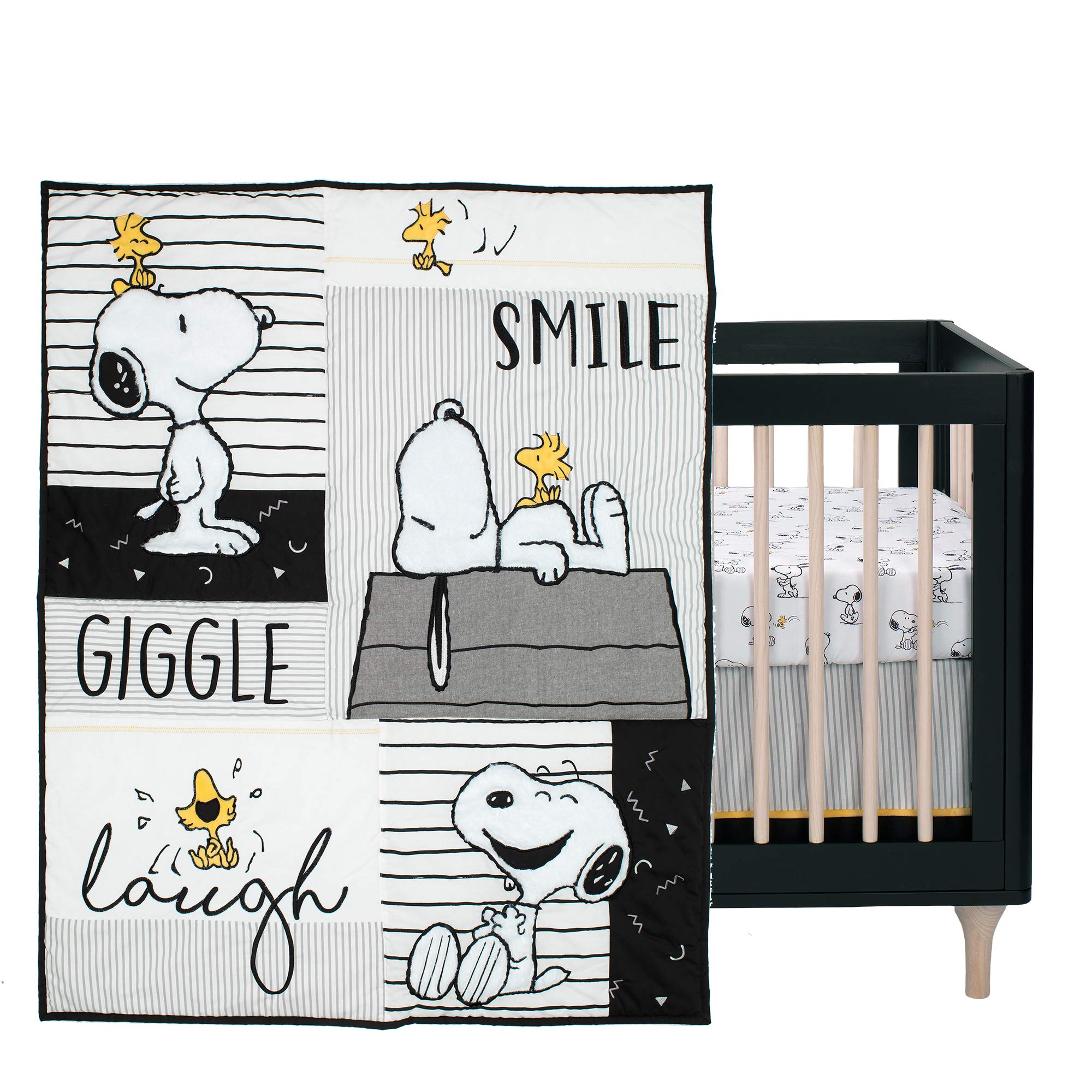 Set para Cuna Lambs & Ivy Classic Snoopy 3 Piezas - Venta Internacional $4,657