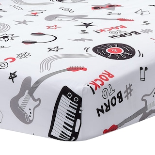 Foto 4 | Juego De Ropa De Cama Para Cuna Lambs & Ivy Rock Star Instrumentos Musicales - Venta Internacional.