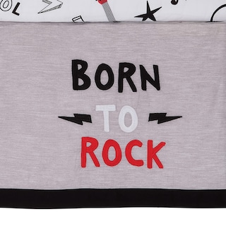 Foto 7 | Juego De Ropa De Cama Para Cuna Lambs & Ivy Rock Star Instrumentos Musicales - Venta Internacional.