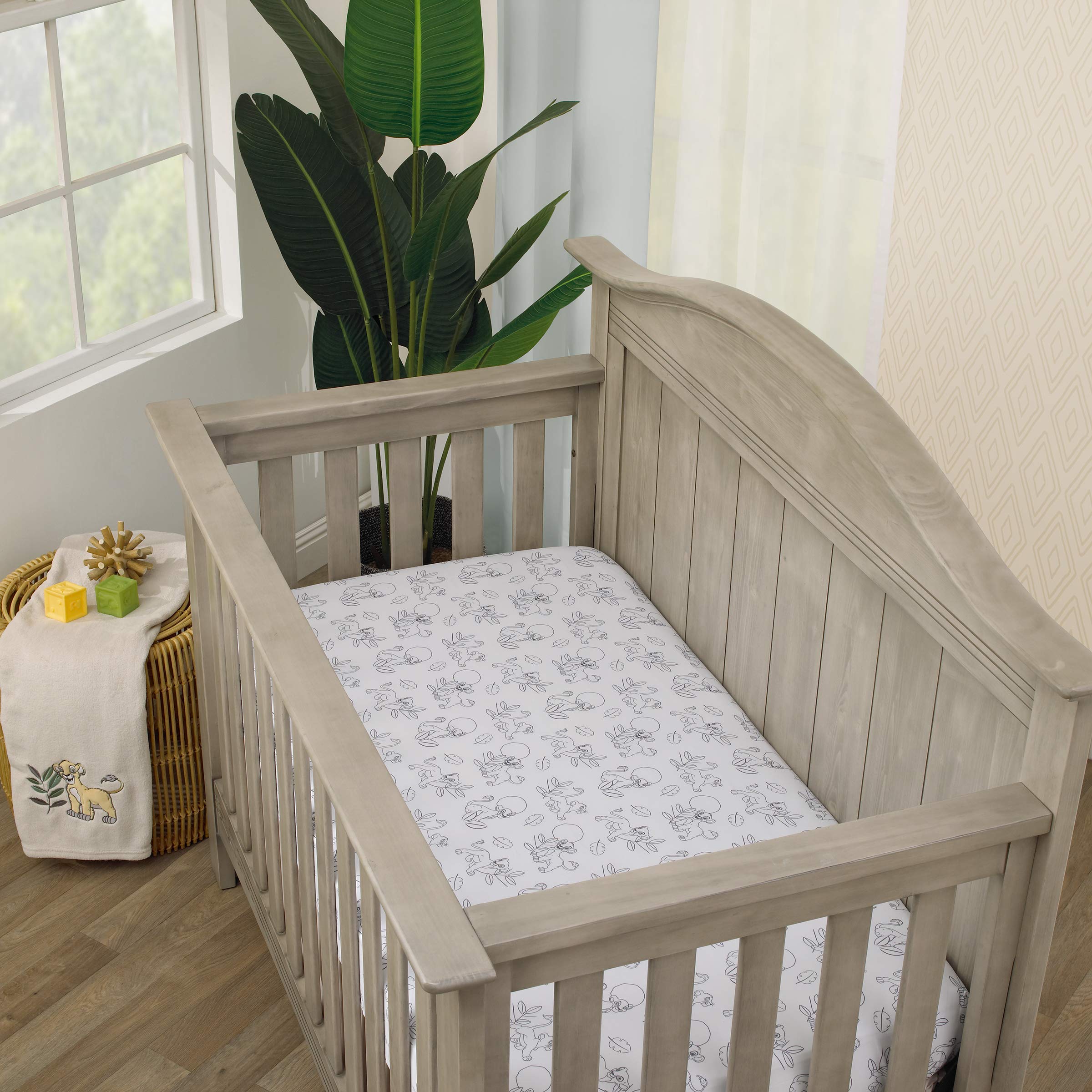 Foto 6 | Juego De Ropa De Cama Para Cuna Disney Lion King Leader Of The Pack, 3 Piezas - Venta Internacional.