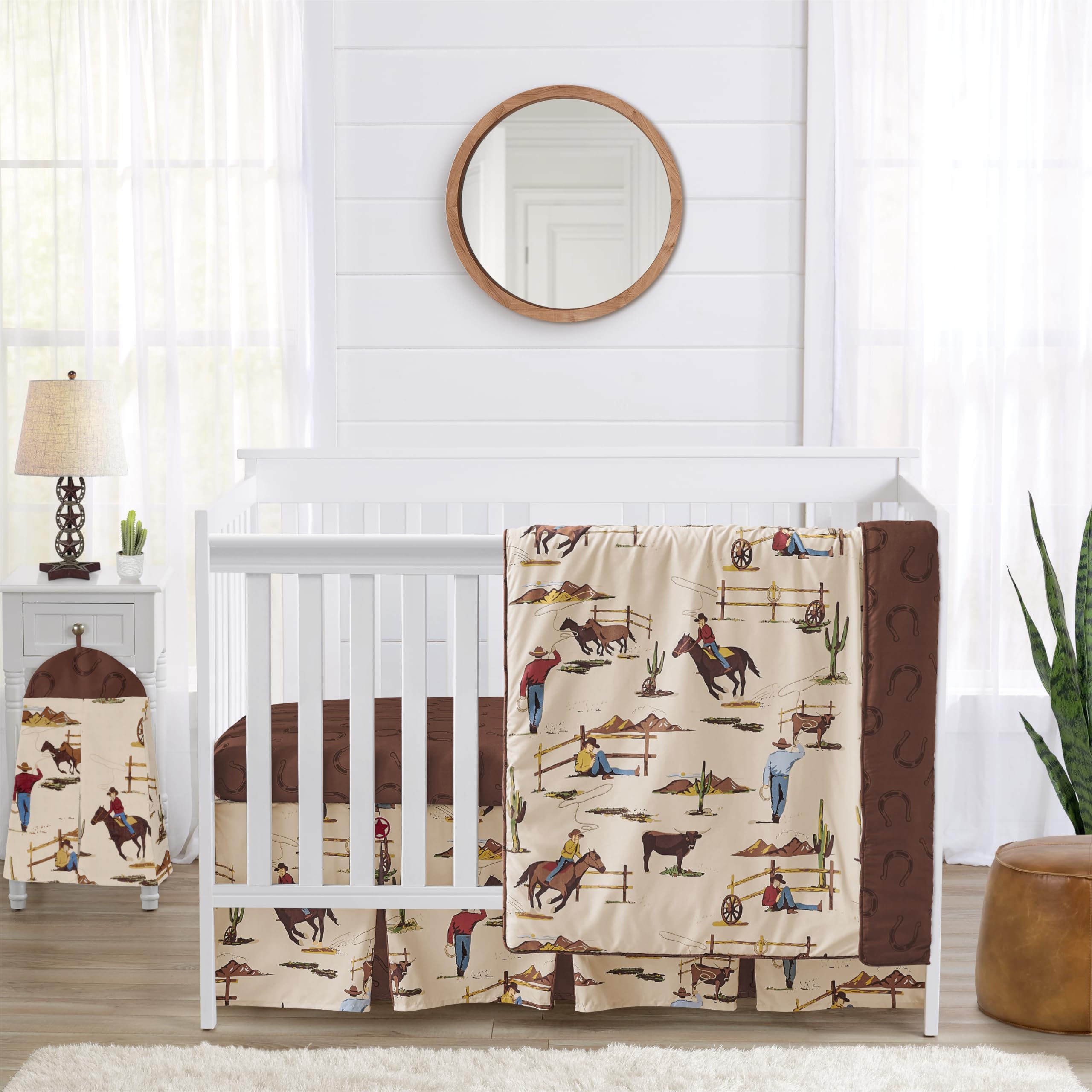 Foto 1 | Juego De Ropa De Cama Para Cuna Sweet Jojo Designs Western Cowboy Boy - Venta Internacional.