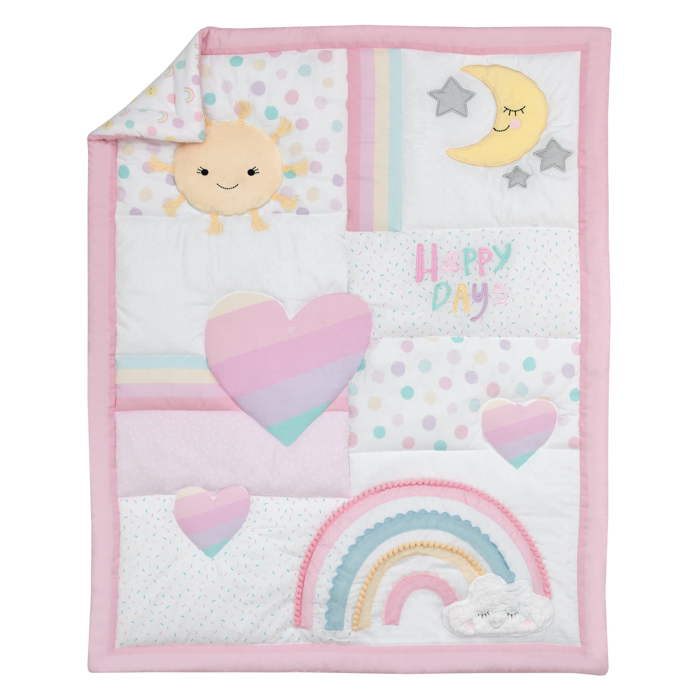Foto 2 pulgar | Juego De Ropa De Cama Para Cuna Nojo Happy Days, 4 Piezas - Venta Internacional.