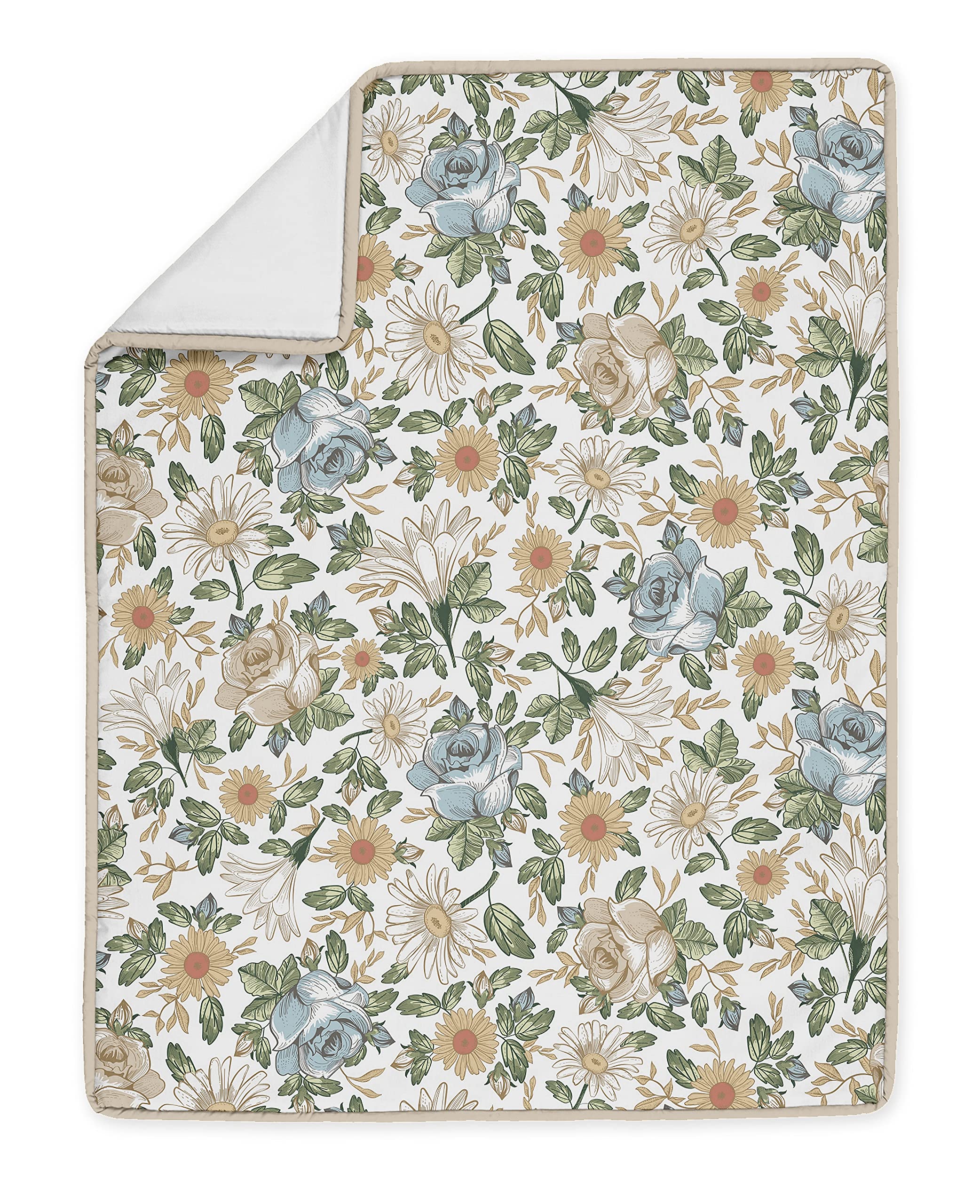 Foto 4 pulgar | Juego De Ropa De Cama Para Cuna Sweet Jojo Designs Vintage Floral, 4 Piezas - Venta Internacional.