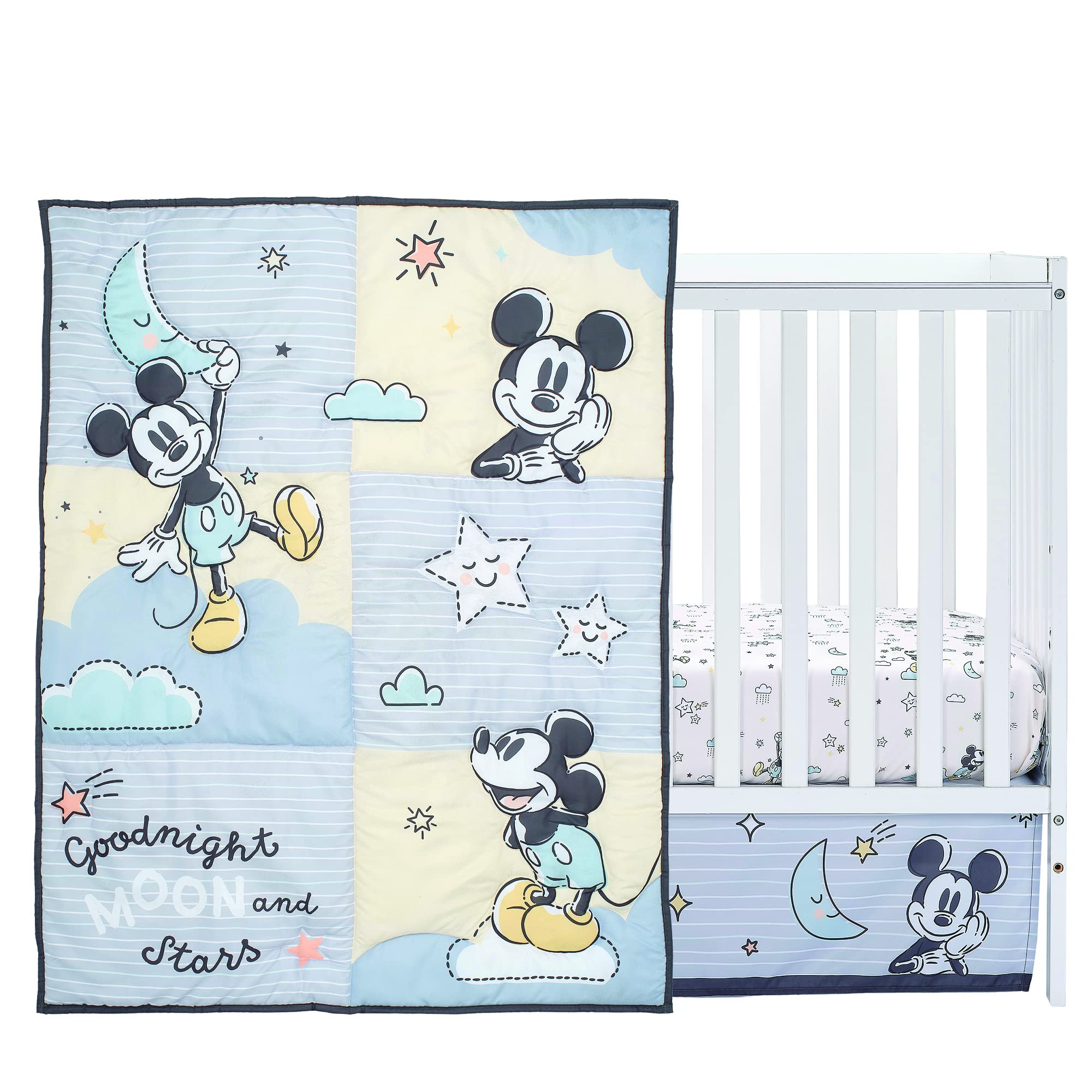 Foto 2 pulgar | Set para Cuna Lambs & Ivy Disney Baby Moonlight Mickey - Venta Internacional