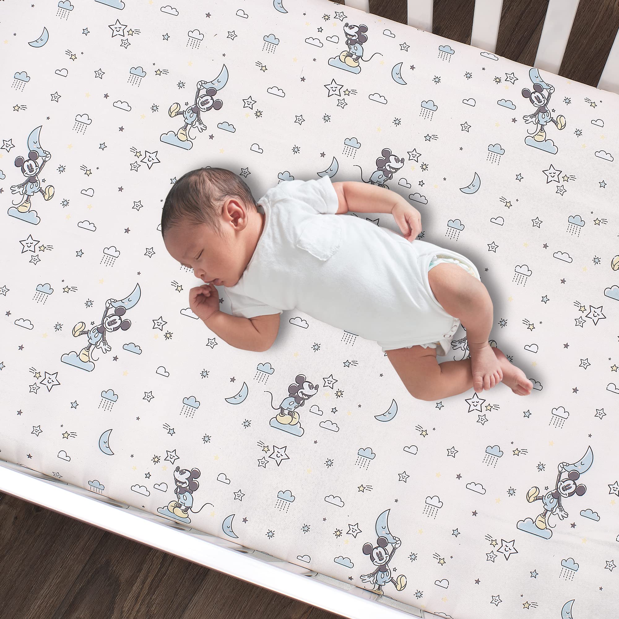 Foto 6 pulgar | Set para Cuna Lambs & Ivy Disney Baby Moonlight Mickey - Venta Internacional