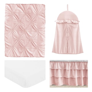 Foto 2 | Juego De Ropa De Cama Para Cuna Sweet Jojo Designs Harper Blush Pink, 4 Unidades - Venta Internacional.