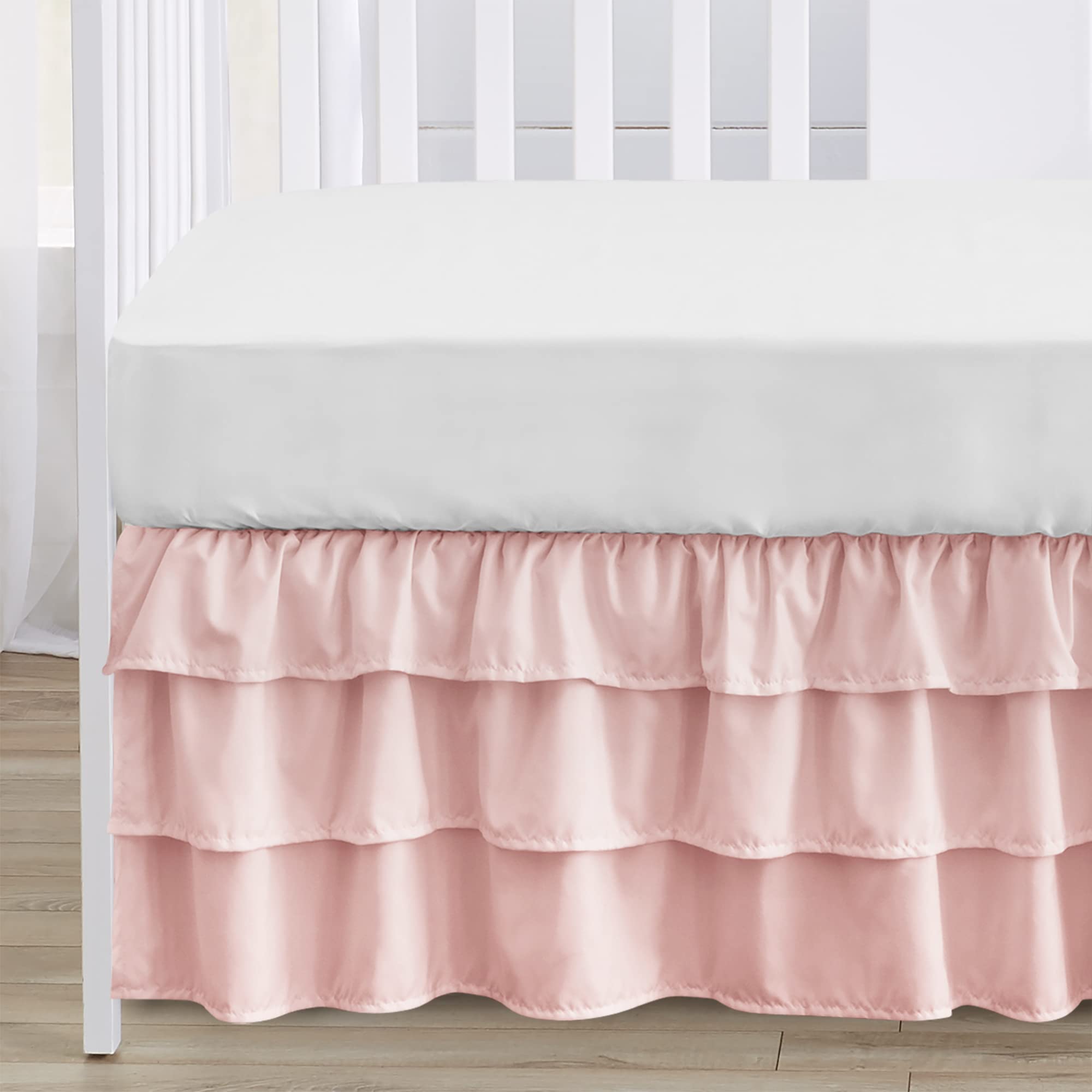 Foto 5 pulgar | Juego De Ropa De Cama Para Cuna Sweet Jojo Designs Harper Blush Pink, 4 Unidades - Venta Internacional.