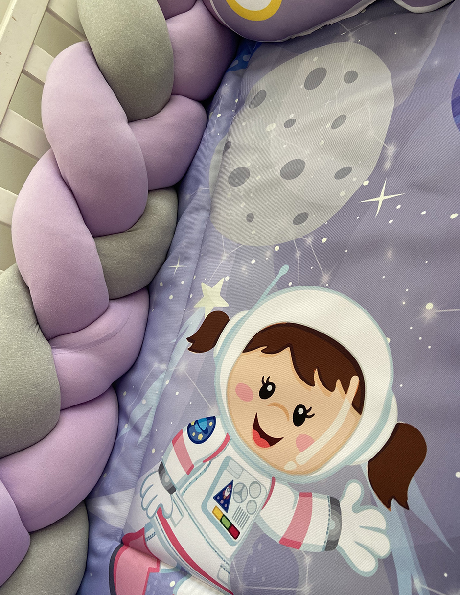 Foto 2 | Juego De Cuna Astro Girl 70 * 130 Cm