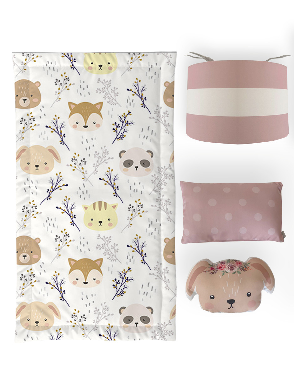 Foto 3 pulgar | Juego 95*140 Cm. Beikia  Sweet Animals