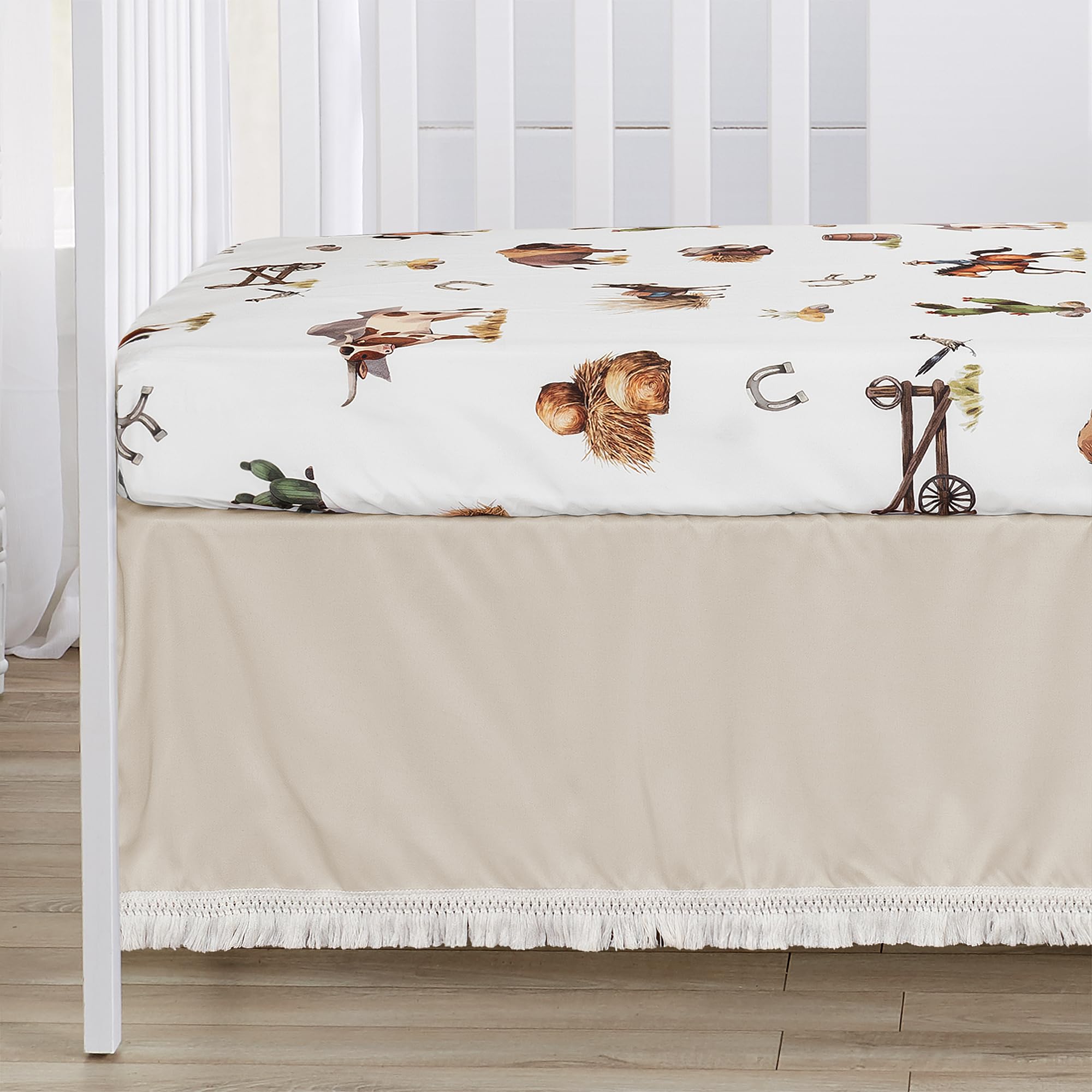 Foto 5 pulgar | Juego De Ropa De Cama Para Cuna Sweet Jojo Designs Western Cowboy Wild West - Venta Internacional.