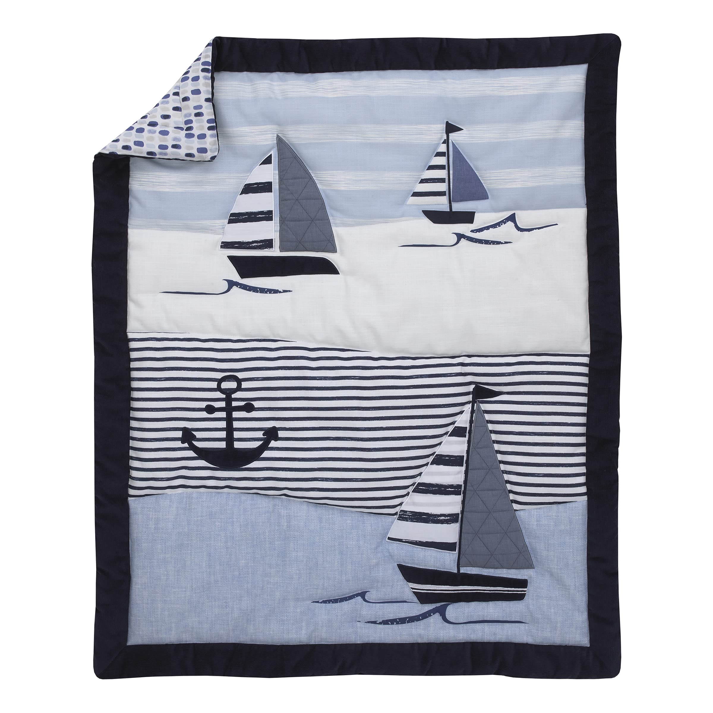 Foto 2 | Juego De Ropa De Cama Para Cuna Nautica Nautica Adventure, 4 Piezas - Venta Internacional.