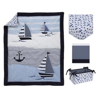 Foto 6 | Juego De Ropa De Cama Para Cuna Nautica Nautica Adventure, 4 Piezas - Venta Internacional.