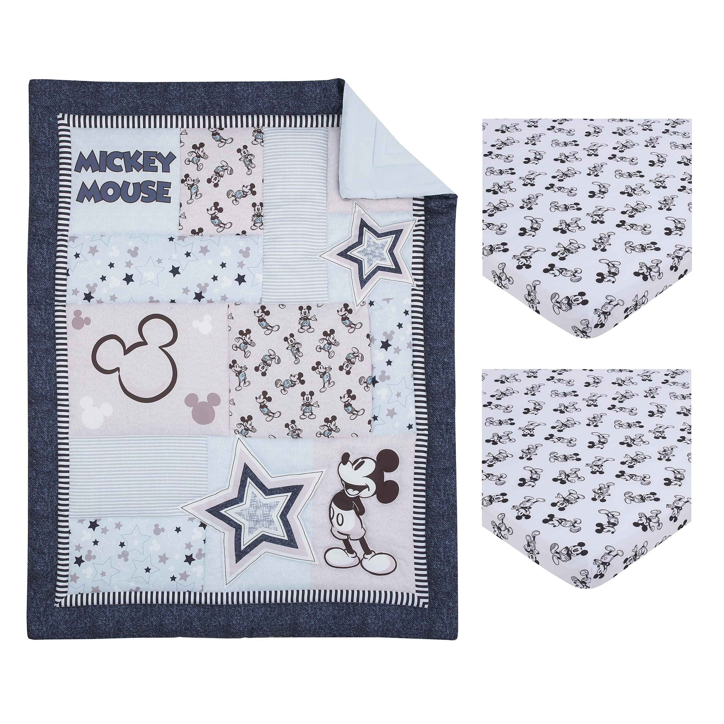 Foto 2 pulgar | Juego De Ropa De Cama Disney Mickey Mouse Timeless Mickey, 3 Piezas - Venta Internacional.
