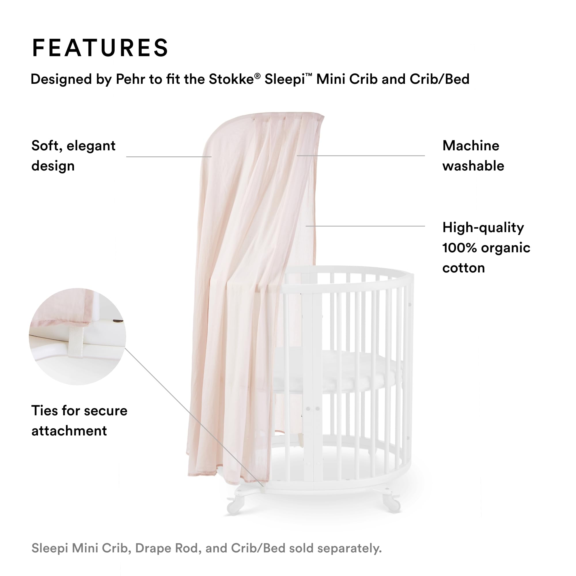 Foto 3 pulgar | Colorete para Cuna Stokke Sleepi Pehr V3 - Venta Internacional