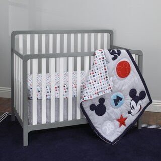 Foto 7 | Juego De Ropa De Cama Para Cuna De Bebé Disney Amazing Mickey Mouse, 3 Piezas - Venta Internacional.