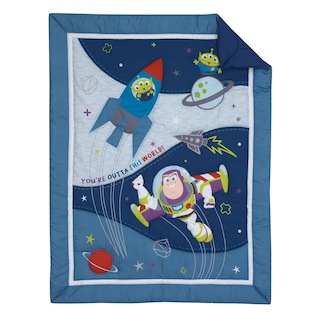 Foto 2 | Juego De Ropa De Cama Para Cuna Disney Toy Story Outta This World, 3 Piezas - Venta Internacional.