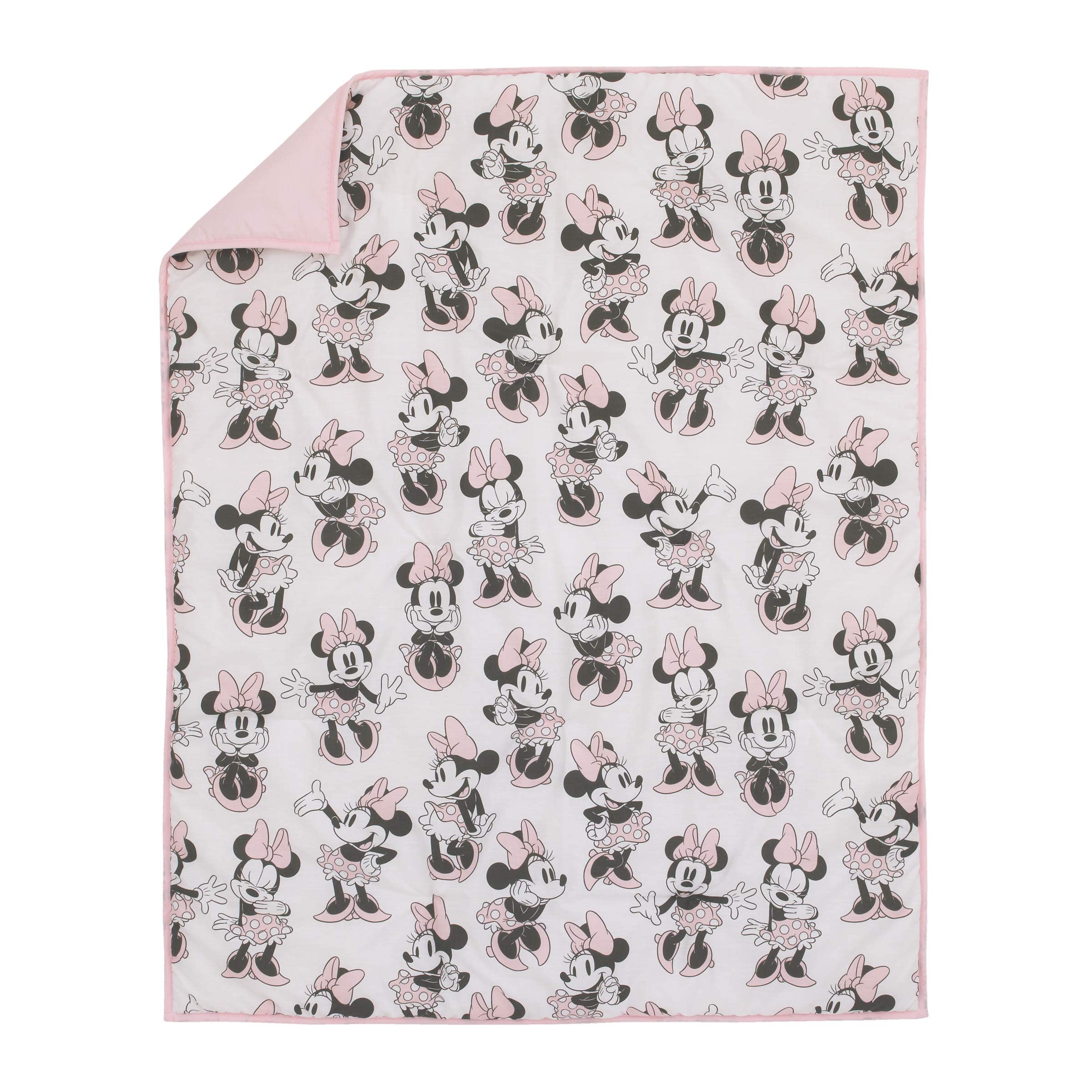Juego De Ropa De Cama Para Cuna Disney Minnie Mouse De 6 Piezas - Venta Internacional.