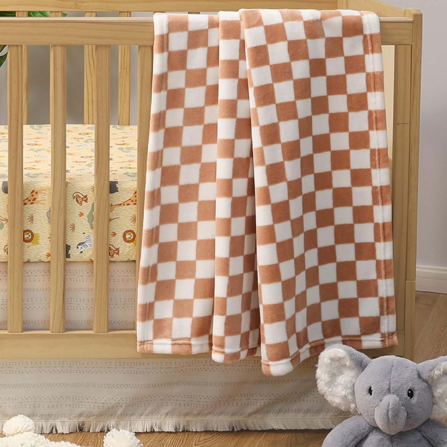 Foto 6 | Juego De Ropa De Cama Para Cuna The Peanutshell Elephant Safari  3 Piezas - Venta Internacional.