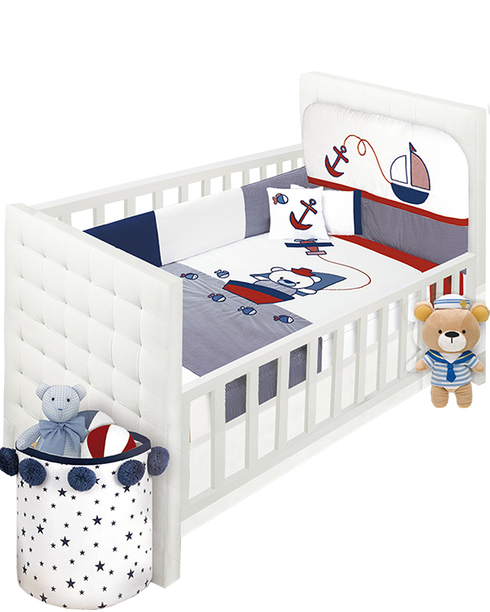 Edredón Baby Baby Tomy para Cama Cuna Multicolor 6 Piezas