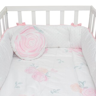 Foto 4 | Juego De Cuna Cary Rose 70x130 Cm Rosa