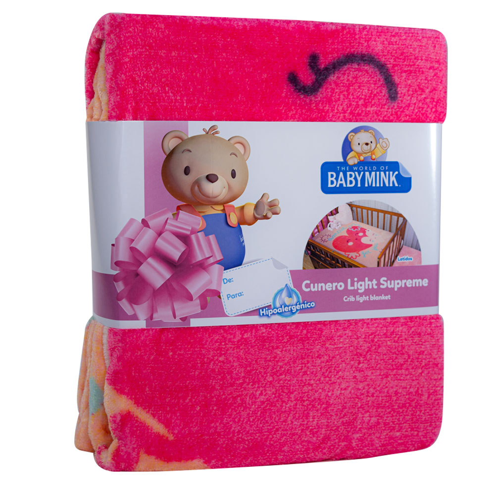 Foto 4 pulgar | Cunero Baby Mink Rosa Supreme