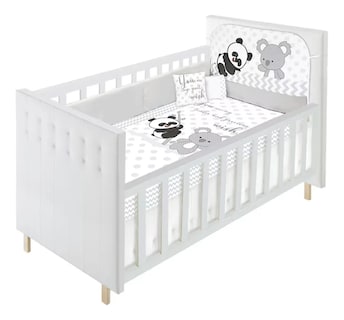 Foto 1 | Set Edredon Cuna Cama Corral Baby Baby Unisex Panditas
