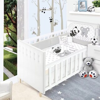 Foto 3 | Set Edredon Cuna Cama Corral Baby Baby Unisex Panditas