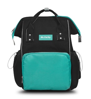 Foto 1 | Mochila Pañaleta Mccarthy Pan-16 Negro/turquesa