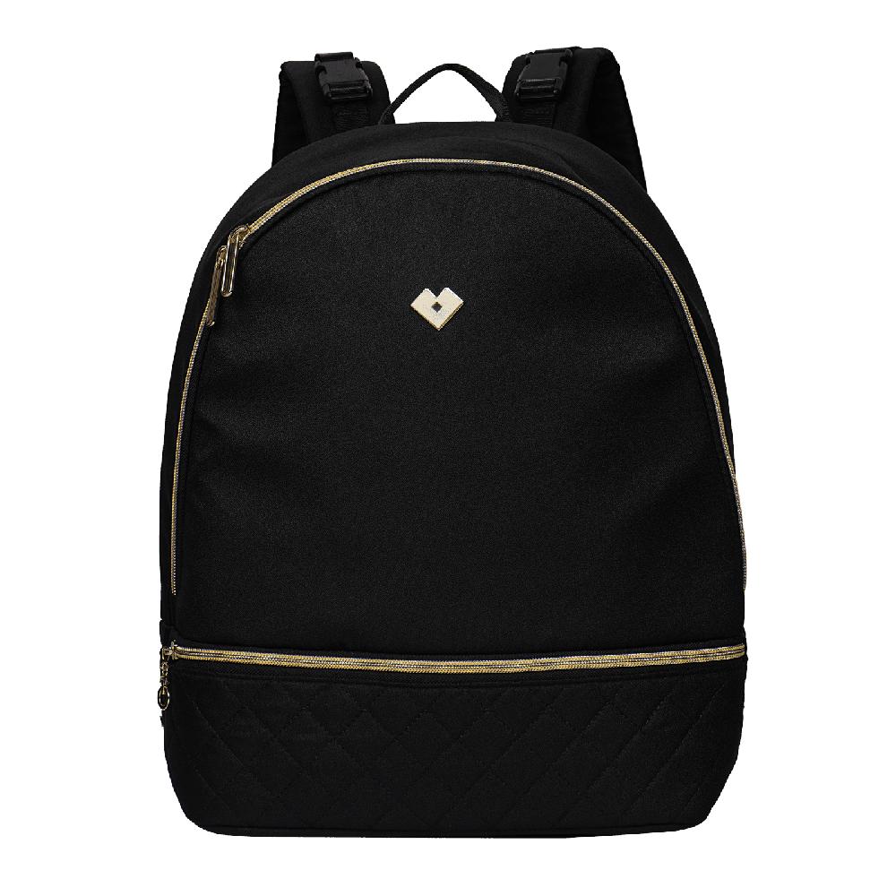 Mochila Pañalera para Bebé + Cambiador Luckyly Sandy Negro $809