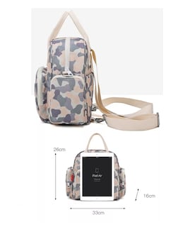 Foto 5 | Mochila De Bebé Mamá Y Mamá Clasificación Bolsa De Pañales Camuflje