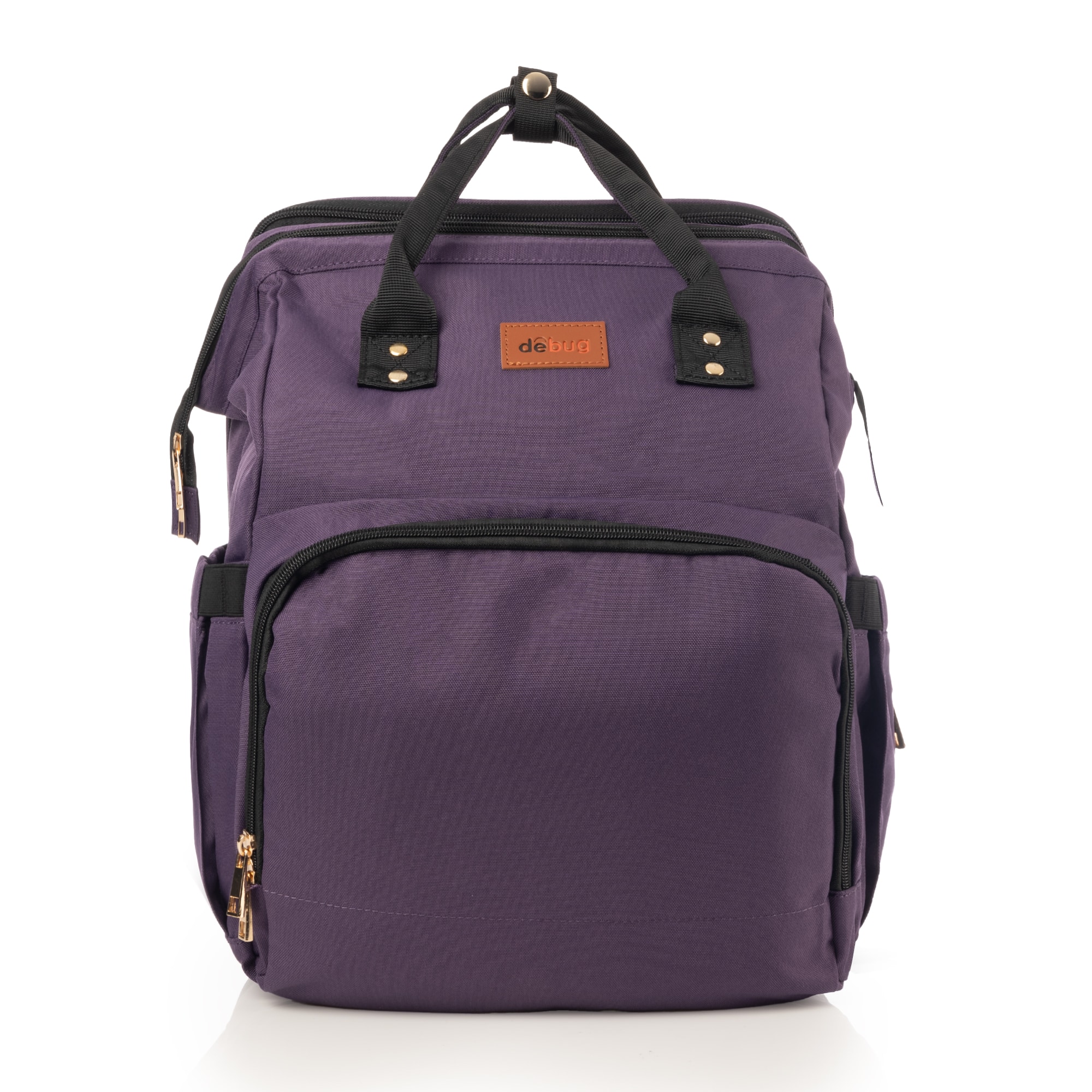 Pañalera Debug Para Bebé Con Cambiador Cuna, Color Morado $599