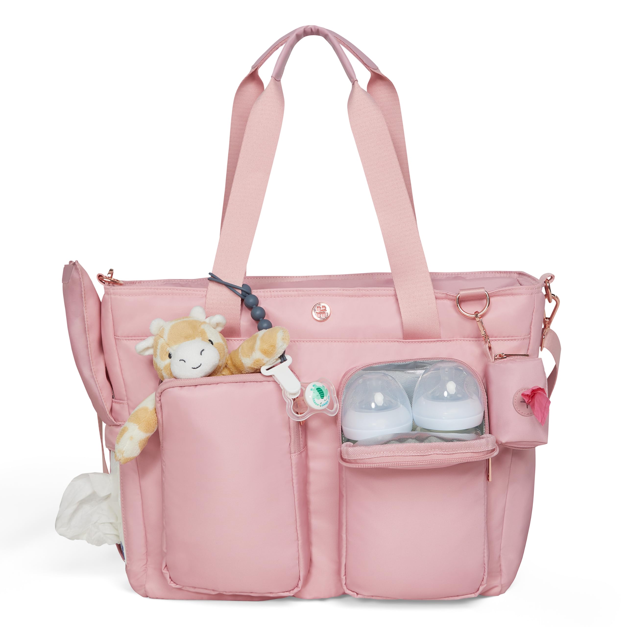 Foto 1 | Bolsa De Pañales Huggies Carry All Weekender Tote Bridal Rose - Venta Internacional.