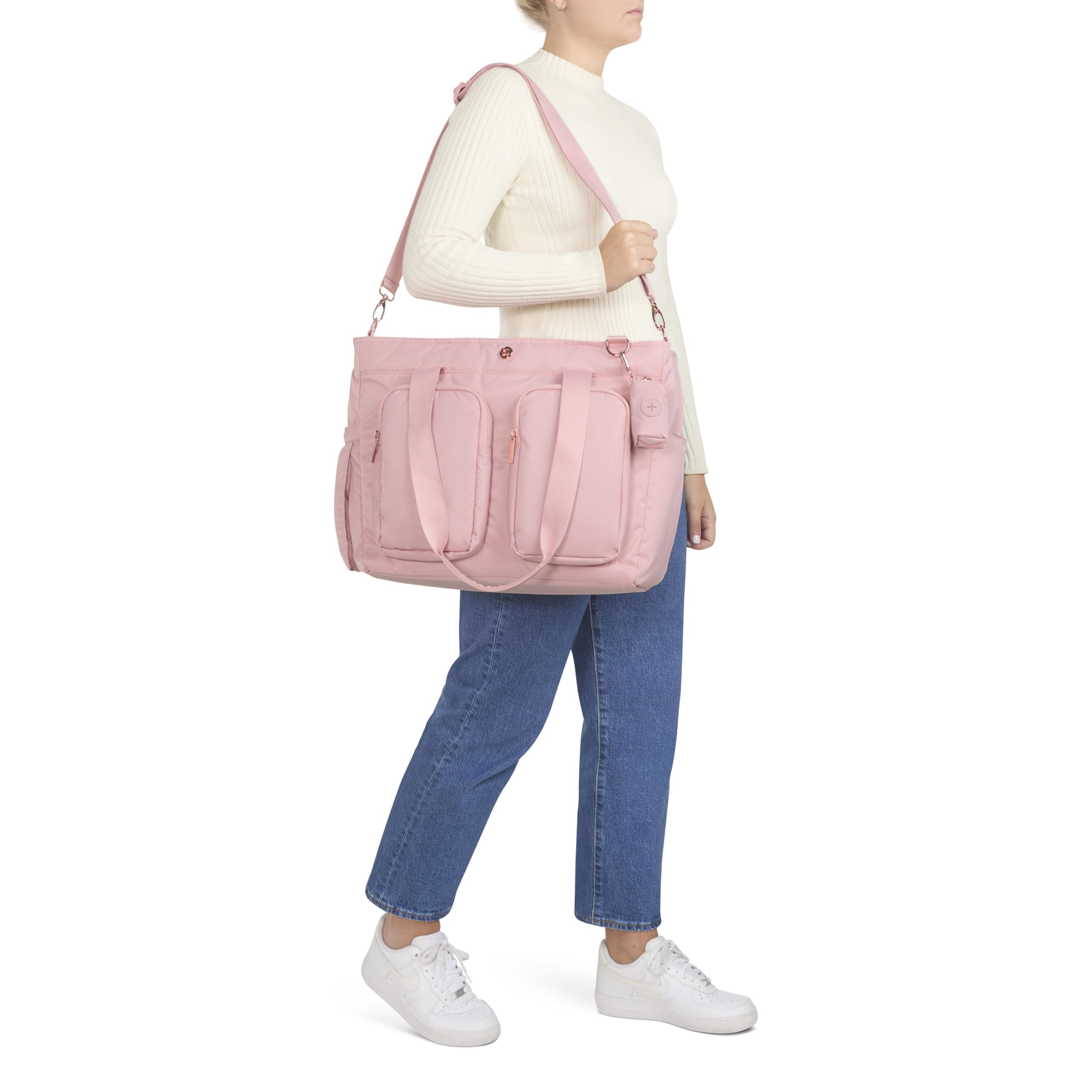 Foto 4 pulgar | Bolsa De Pañales Huggies Carry All Weekender Tote Bridal Rose - Venta Internacional.