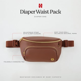 Foto 4 | Bandolera Para Pañales Huggies, Duradera, De Nailon Resistente Al Agua - Venta Internacional.