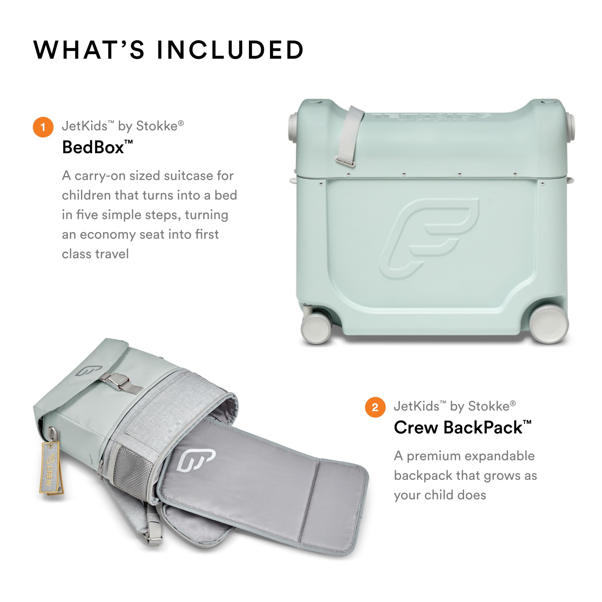 Foto 4 pulgar | Travel Bundle Stokke Jetkids Bedbox - Maleta Para Llevar, Color Verde - Venta Internacional.