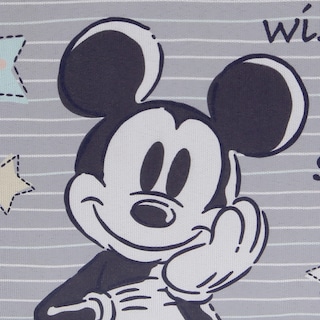 Foto 3 | Cesta De Almacenamiento Lambs & Ivy Disney Mickey Mouse De Lona Gris - Venta Internacional.
