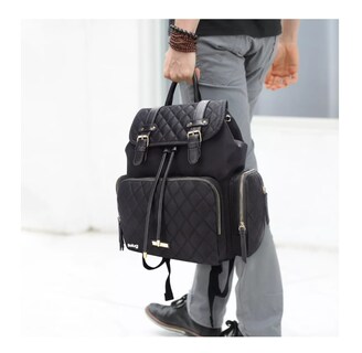 Foto 4 | Pañalera Mochila Moderna Impermeable Bolsa Negro Belug