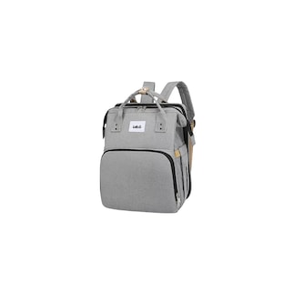 Foto 1 | Pañalera Expandible Lab.g Impermeable Y Cambiador Mochila 3 En 1 Gris