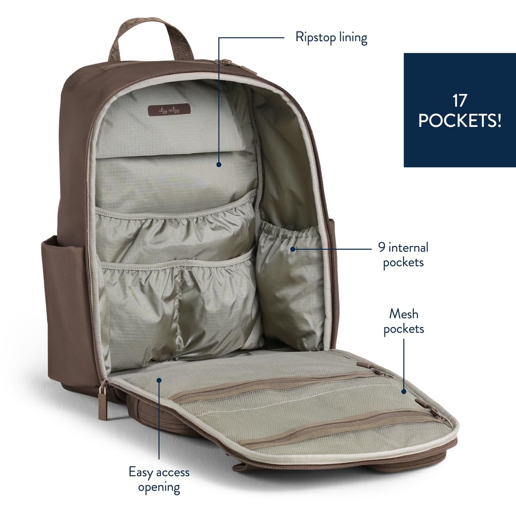 Foto 5 pulgar | Bolsa Para Pañales Itzy Ritzy Utility Bag, Color Moca, Con Cambiador - Venta Internacional.
