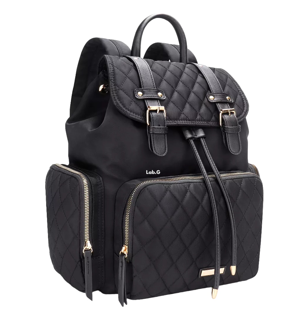Mochila Pañalera Negra Lab.G