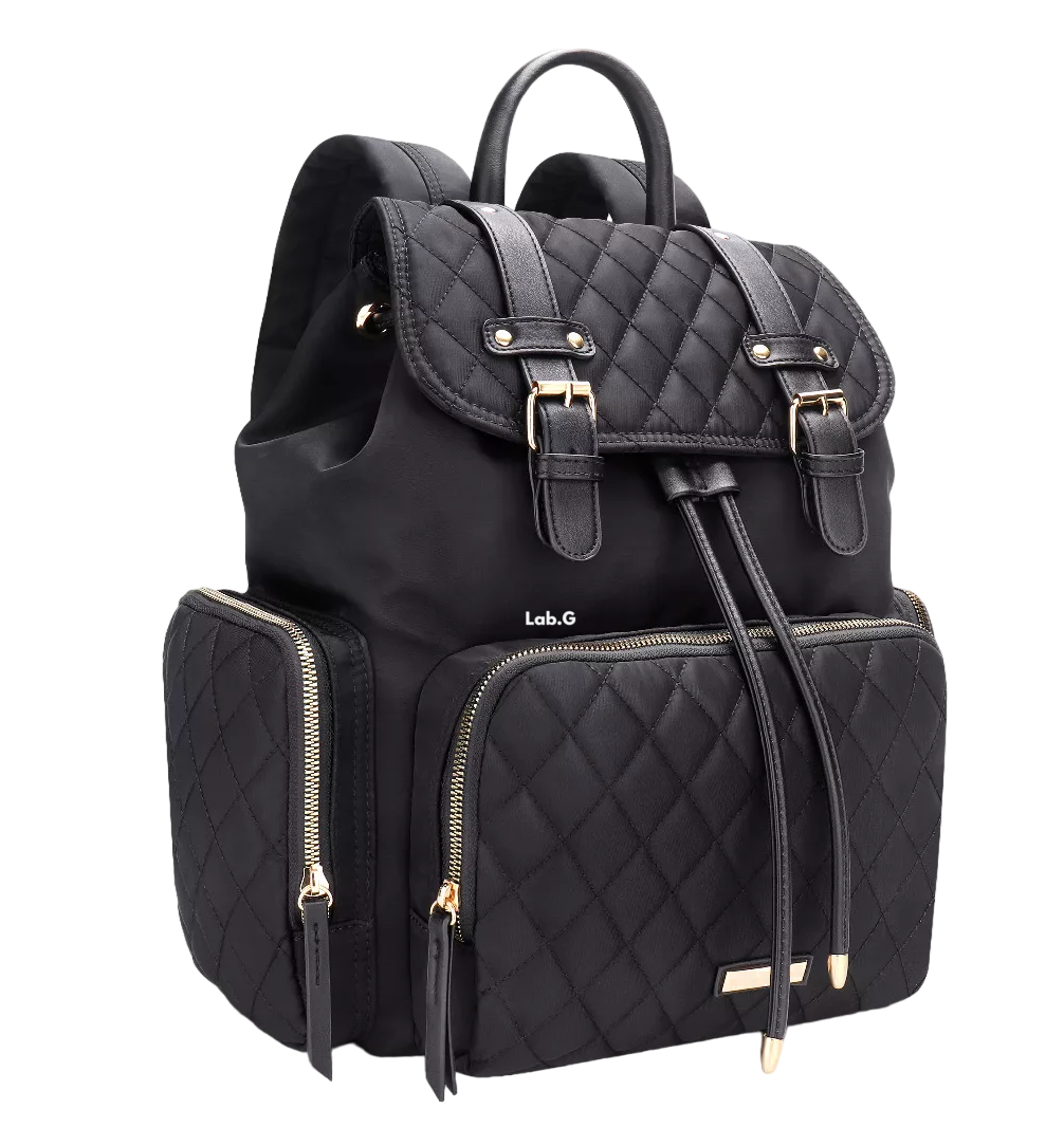 Mochila Pañalera Negra Lab.G