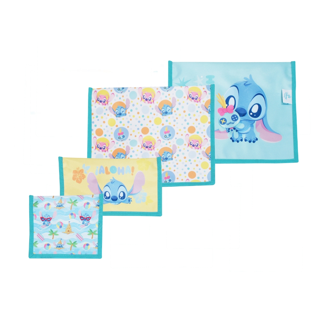 Foto 4 pulgar | Infanti Bolsas Organizadoras Stich Disney