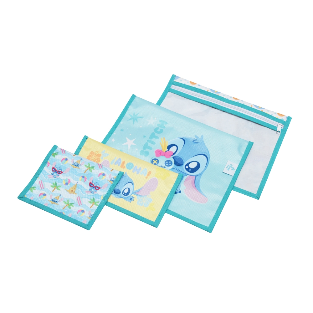 Foto 6 pulgar | Infanti Bolsas Organizadoras Stich Disney