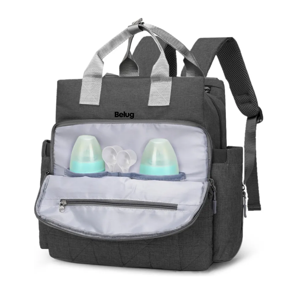 Foto 1 | Mochila Pañalera De Bebé Impermeable Belug,  Gris