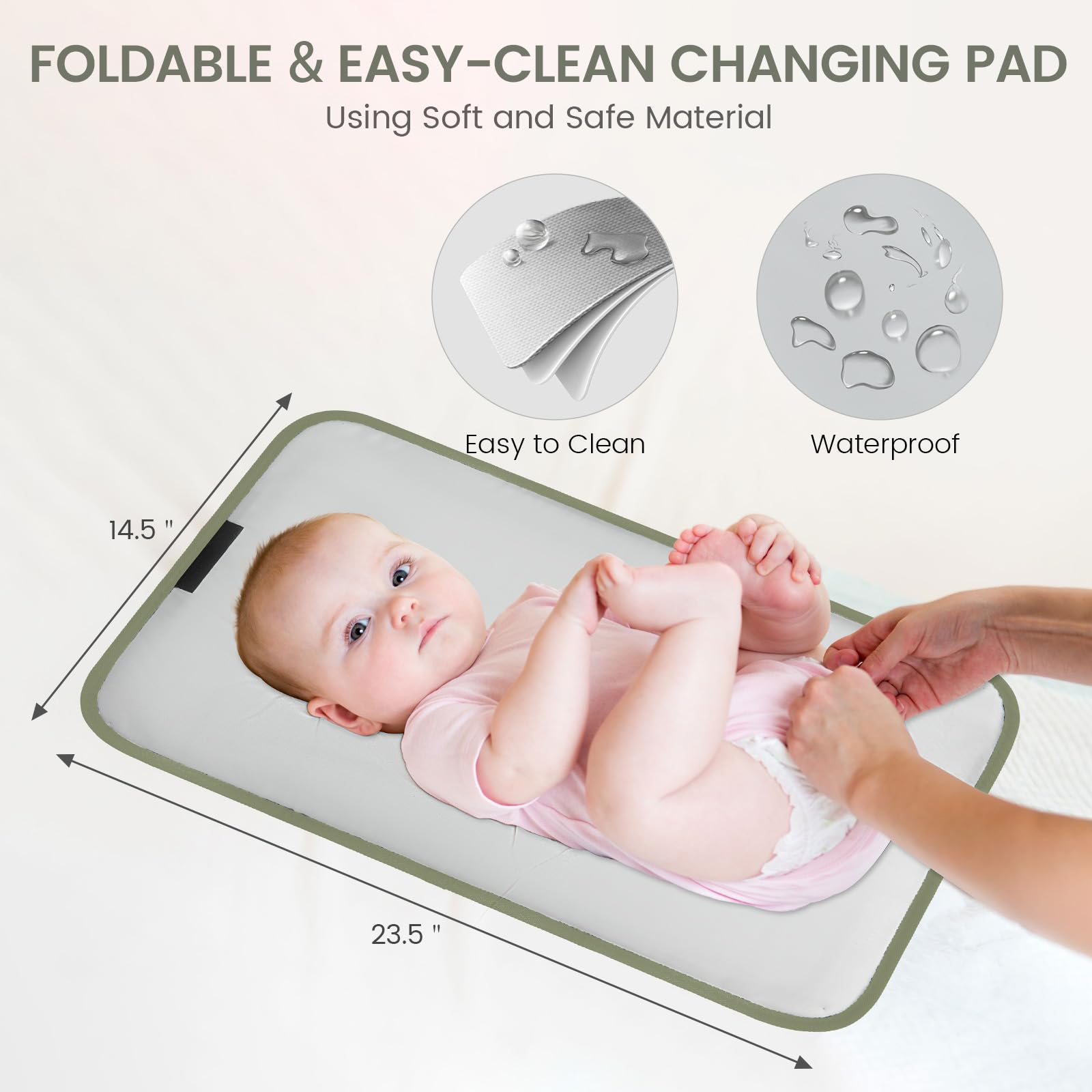 Foto 6 pulgar | Mochila Para Pañales Lovevook, Grande, Con Cambiador, 30 L, Verde - Venta Internacional.