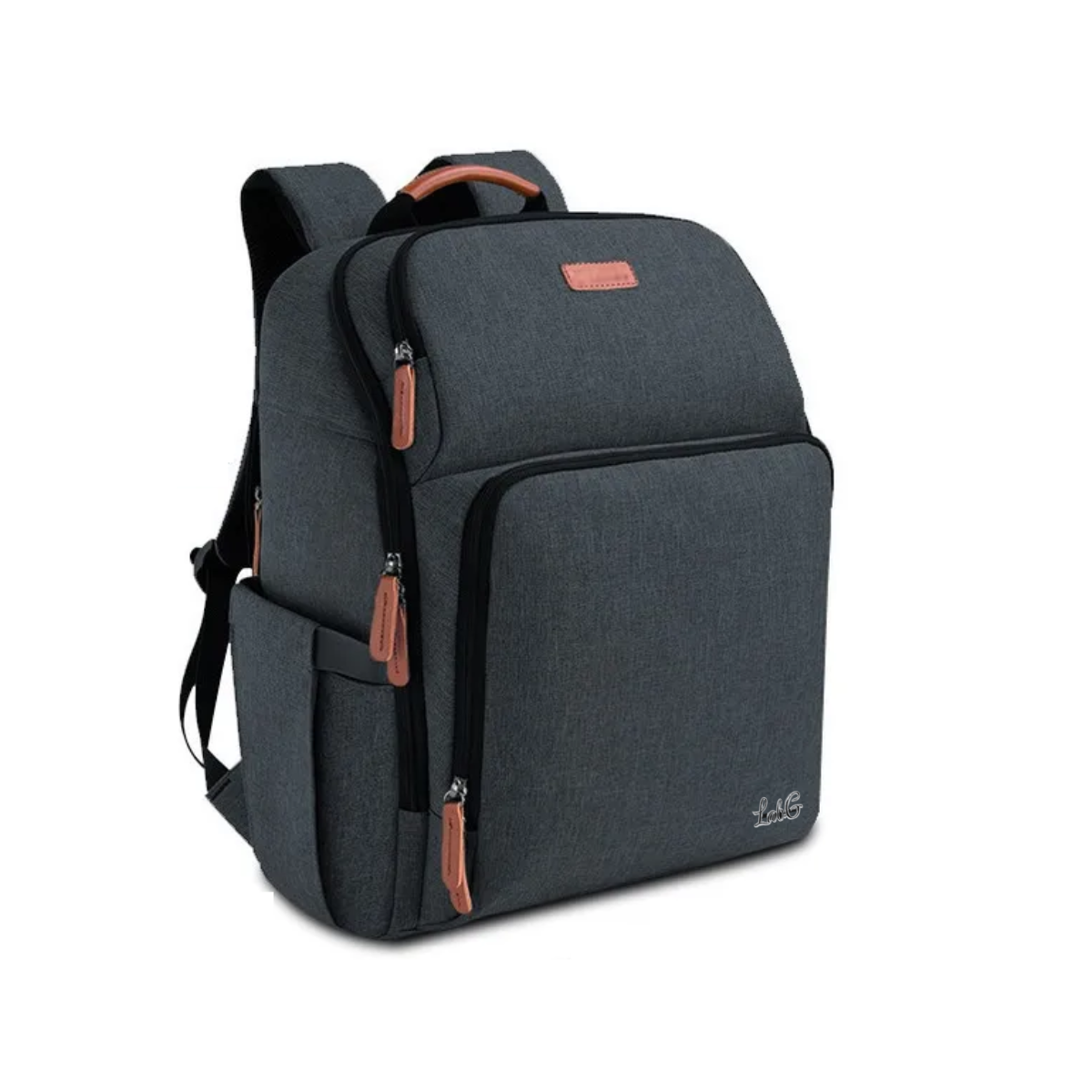 Mochila Impermeable Para Pañales De Bebé Lab.g Negro