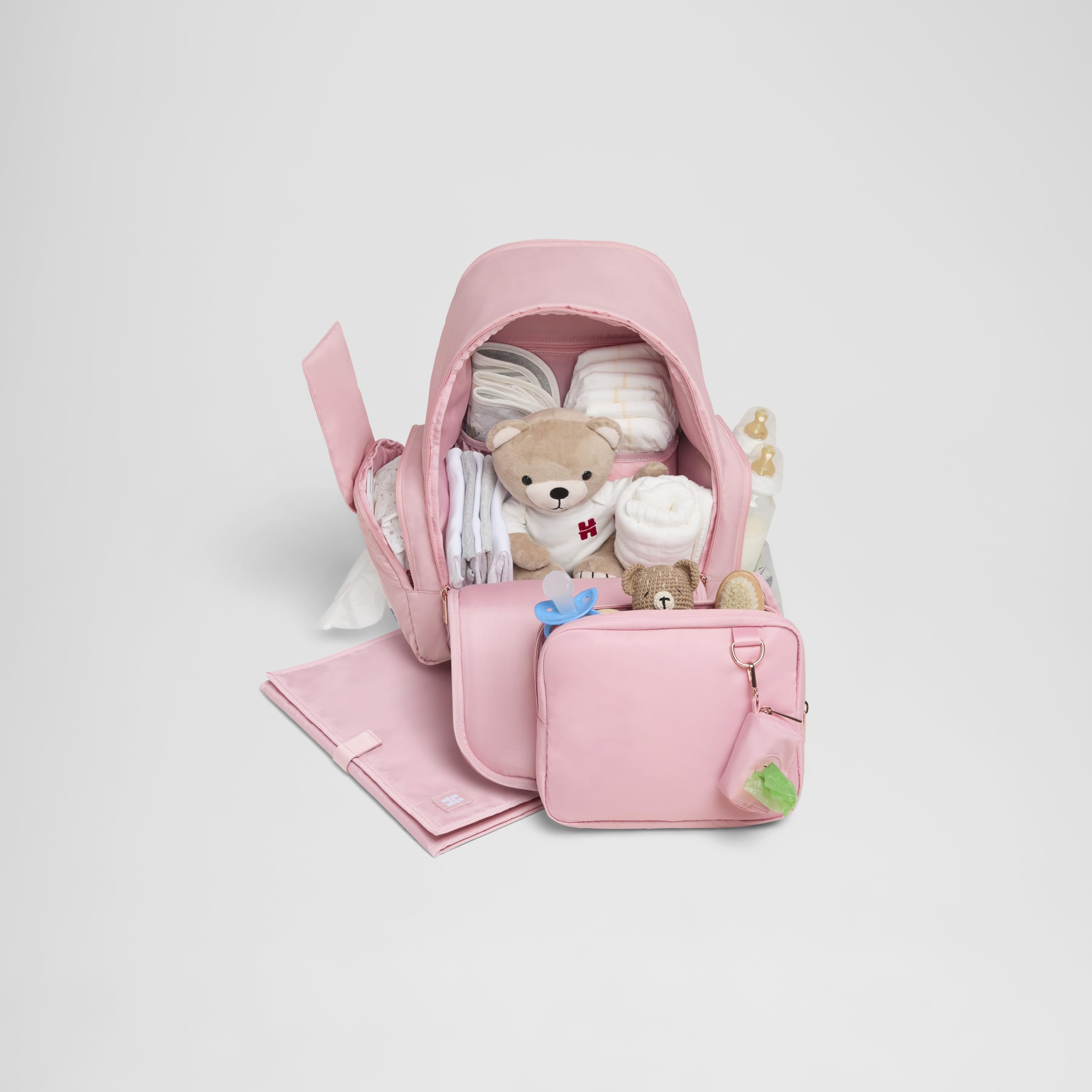 Foto 3 | Mochila Para Pañales Huggies Sunshine Pack Bridal Rose Vegan - Venta Internacional.