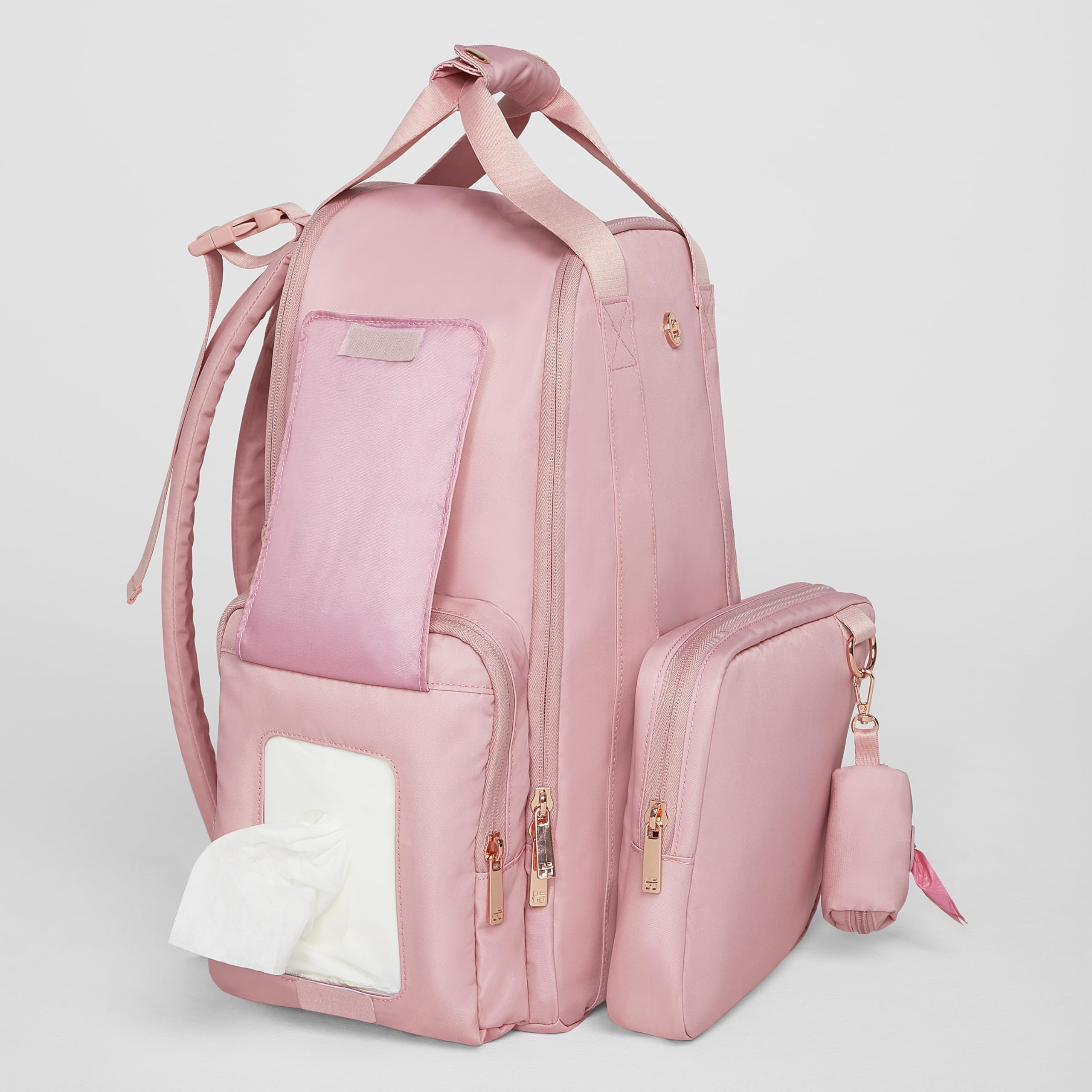 Foto 5 pulgar | Mochila Para Pañales Huggies Sunshine Pack Bridal Rose Vegan - Venta Internacional.