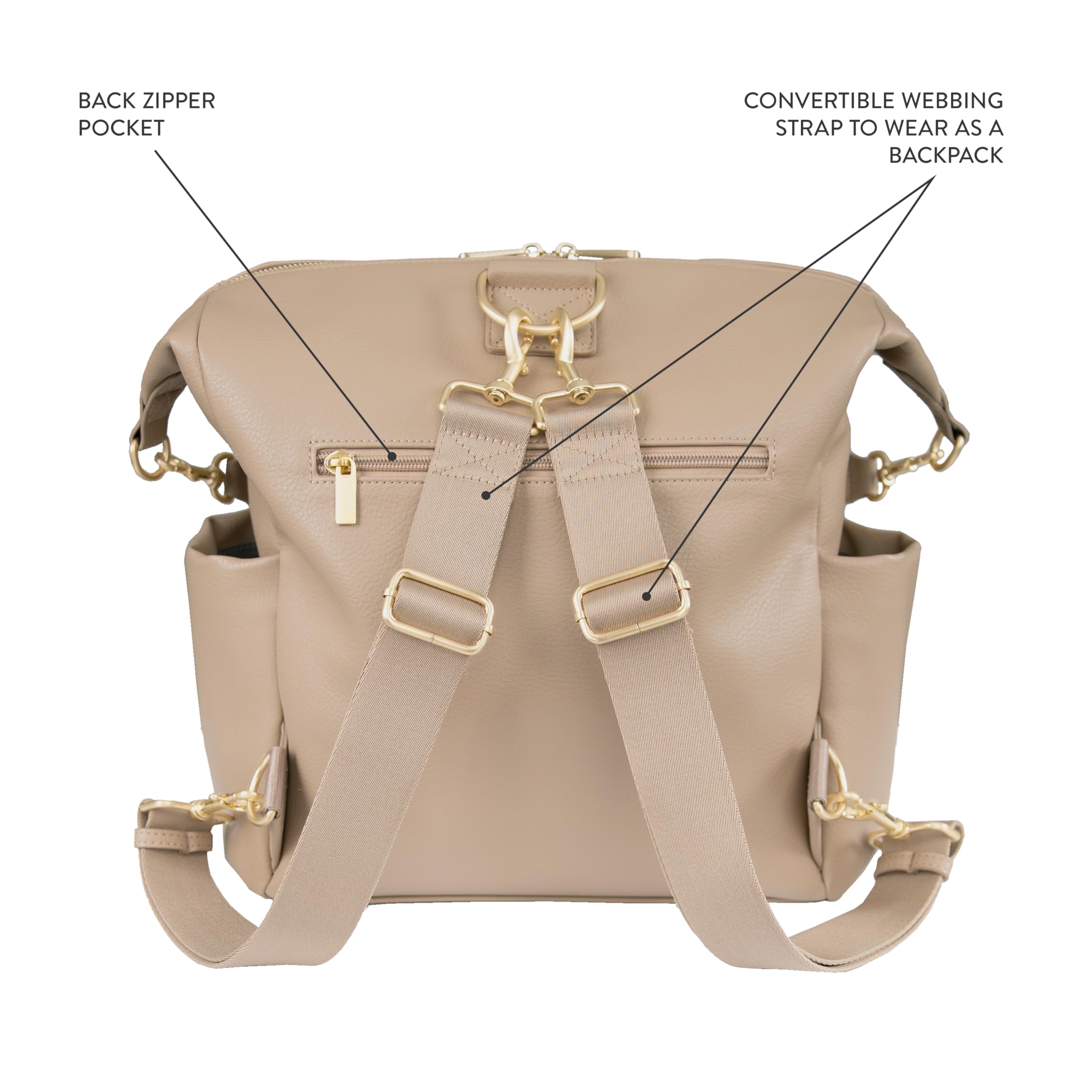 Foto 4 pulgar | Bolsa De Pañales Twelvelittle Peek A Boo, Mochila Hobo Convertible - Venta Internacional.