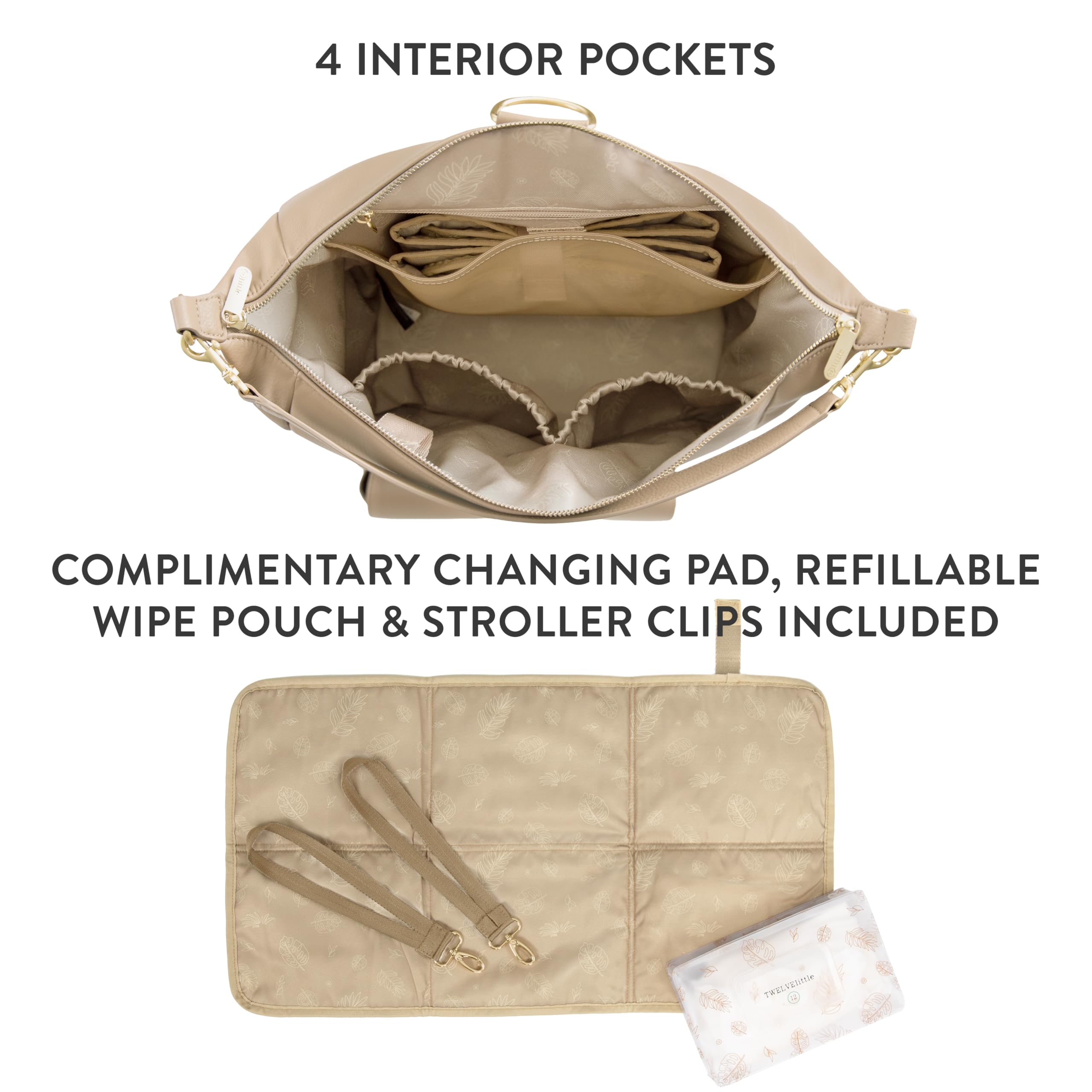 Foto 5 pulgar | Bolsa De Pañales Twelvelittle Peek A Boo, Mochila Hobo Convertible - Venta Internacional.